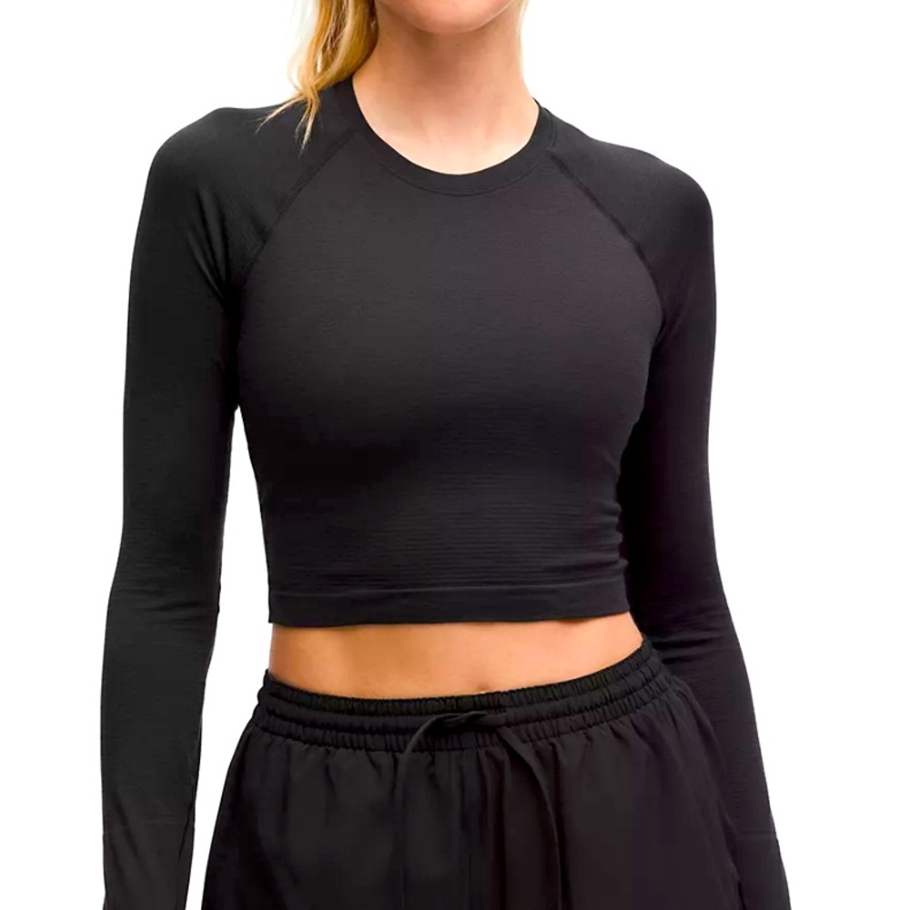 Lululemon Swiftly Cropped Long Sleeve Shirt